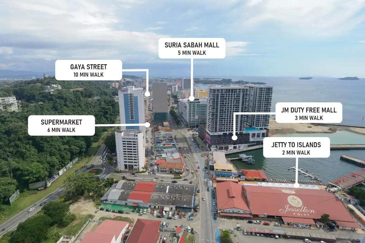 Jesselton Quay Sea View Hotel Kota Kinabalu Luaran gambar